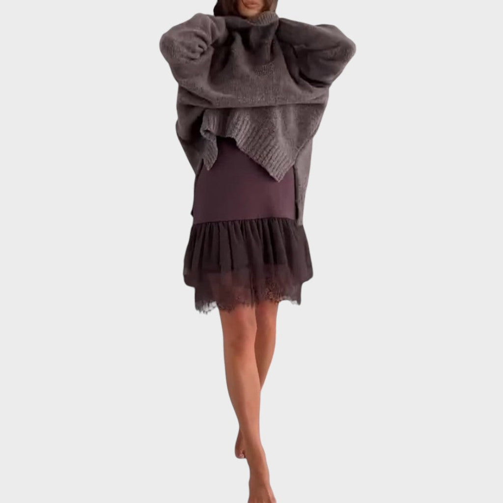 Aurora | Conjunto de suéter e vestido