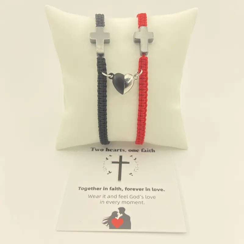 Fátima | Pulseira de cruz cristã