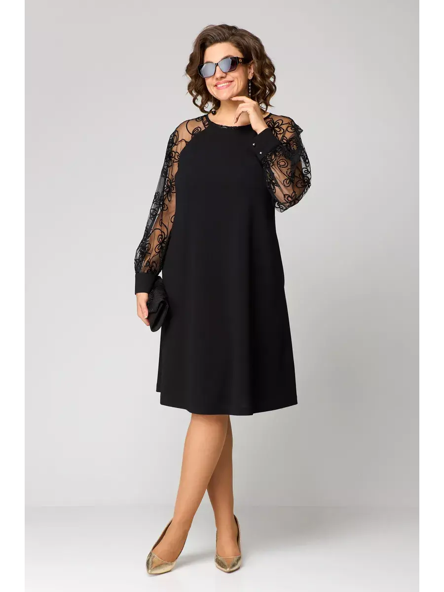 Barbara | Vestido elegante e sensual de renda preta