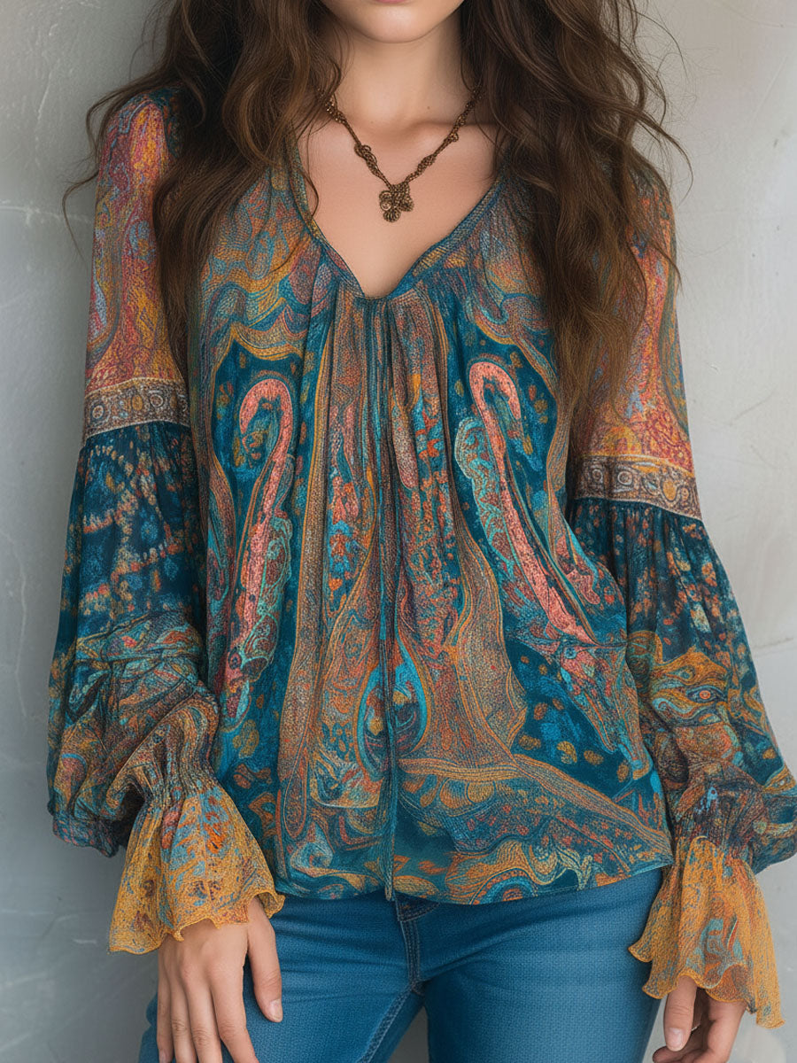 Sara™ | Blusa com Folhos