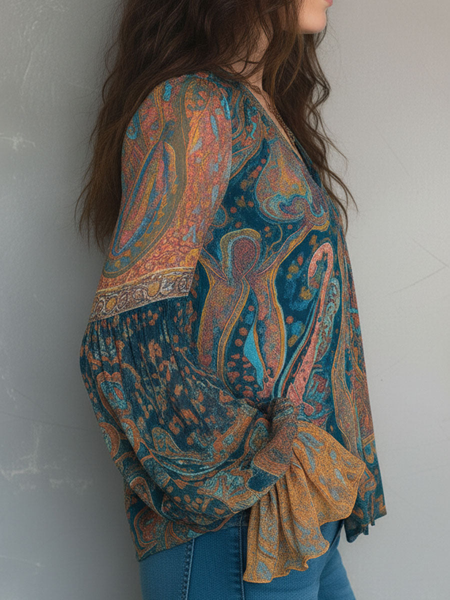Sara™ | Blusa com Folhos