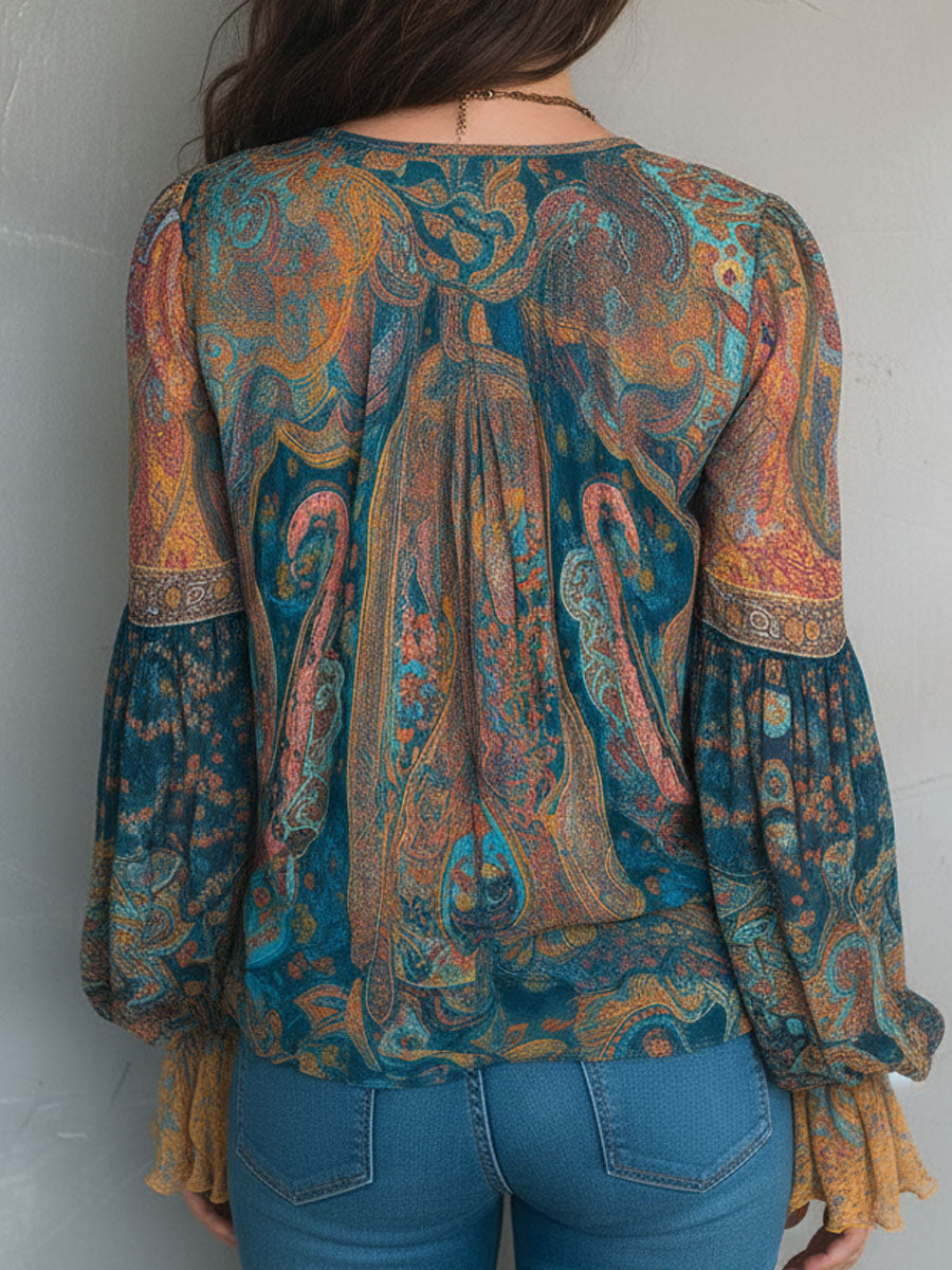 Sara™ | Blusa com Folhos