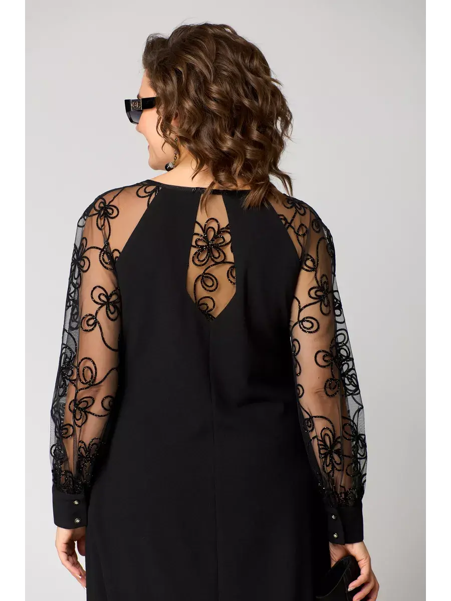 Barbara | Vestido elegante e sensual de renda preta