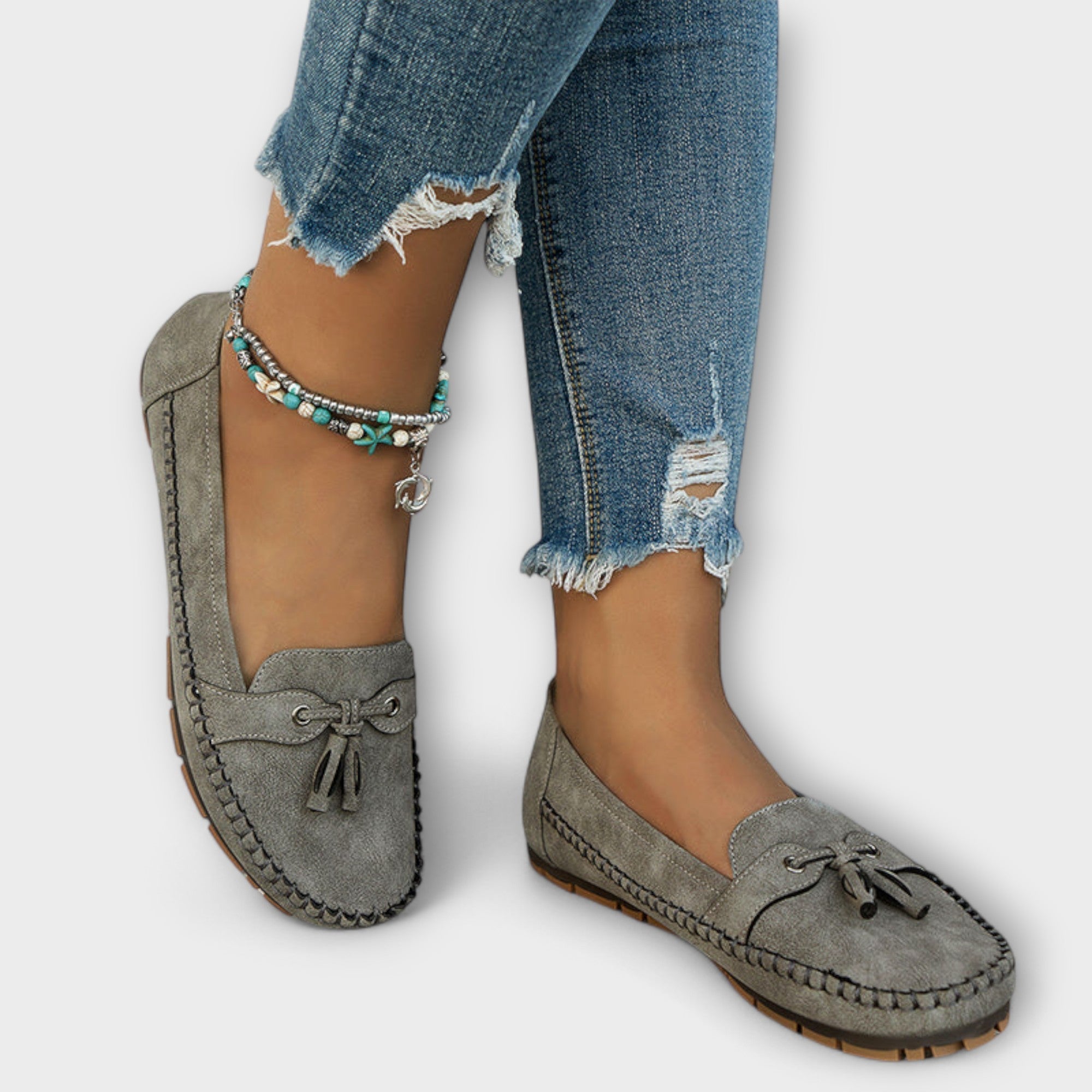 Teresa - Mocassins de pele