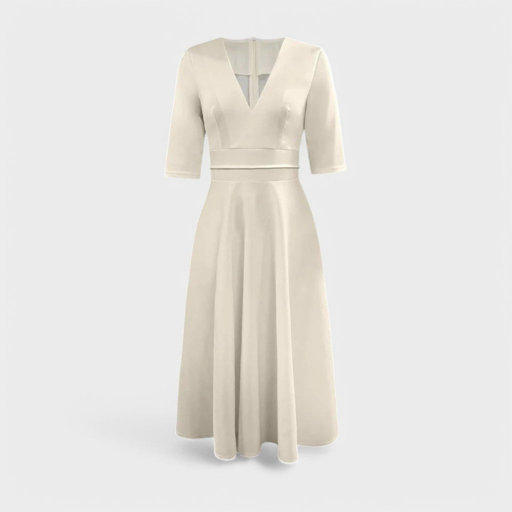 Helena - Vestido elegante com decote em V