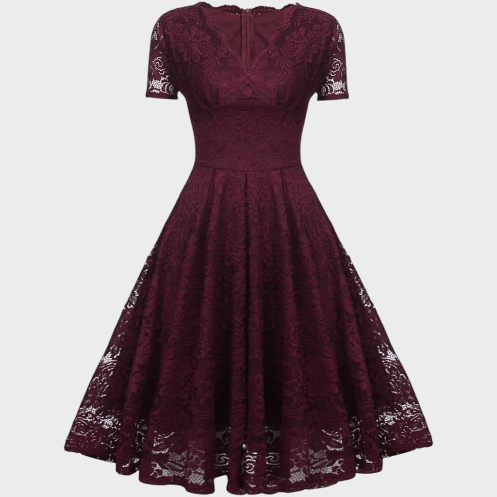 Mara - Vestido de Renda Floral