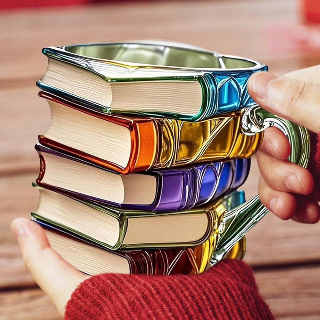 Amélie | Caneca artesanal 3D em forma de livro