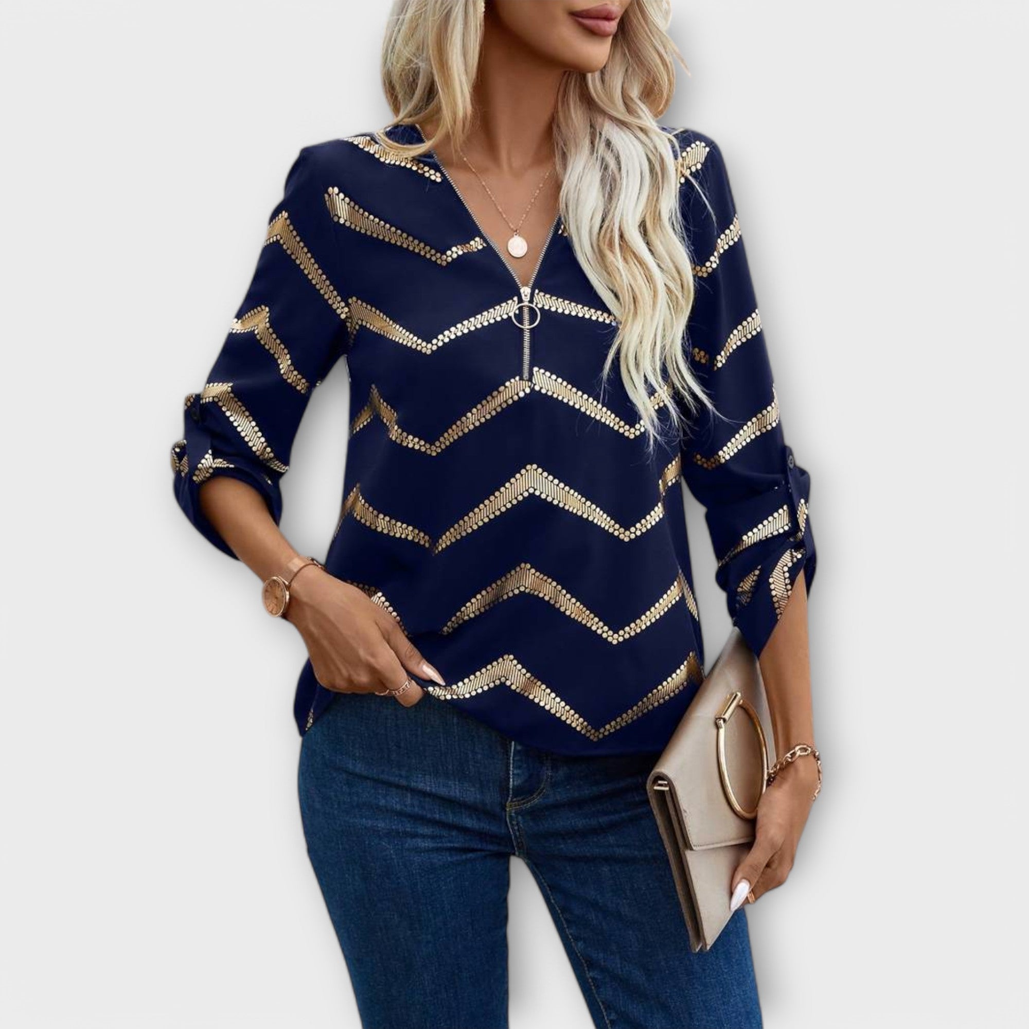 Ema - Blusa de elegância intemporal