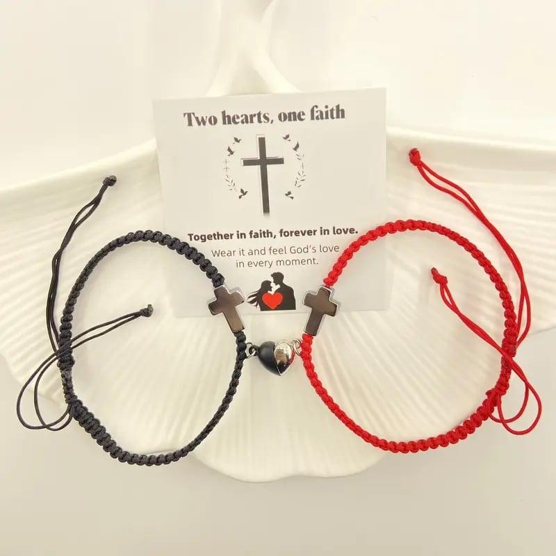 Fátima | Pulseira de cruz cristã