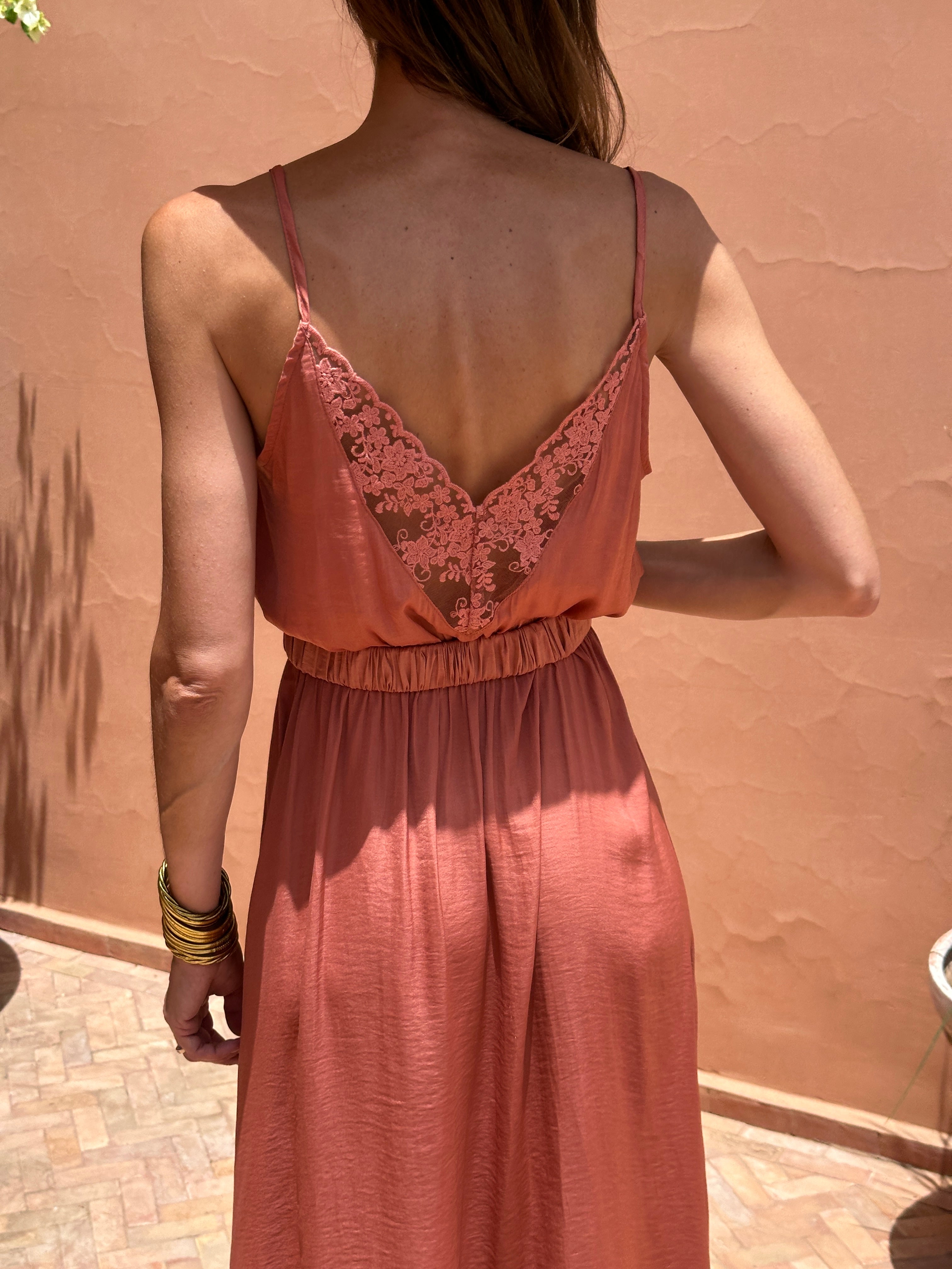 Vestido Susana - Terracota