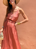 Vestido Susana - Terracota
