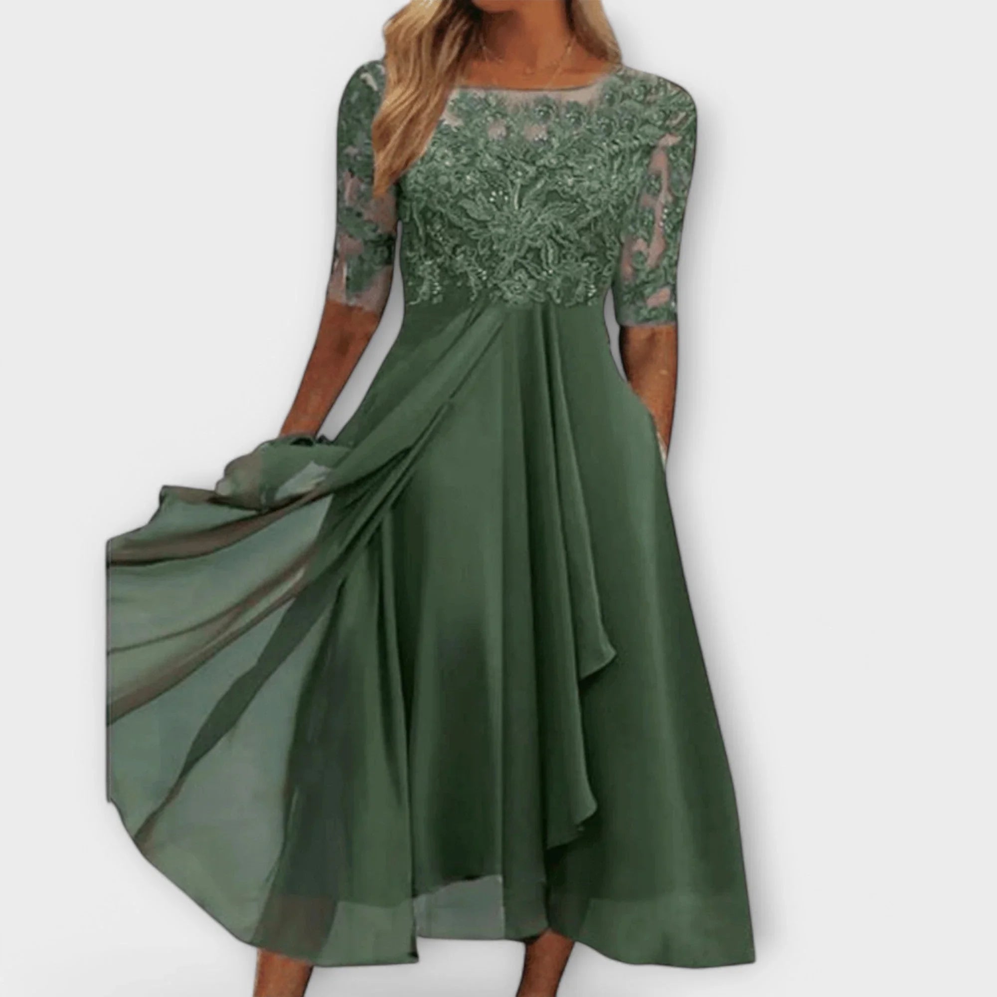 Sara – Vestidos Elegantes para Convidadas de Casamento
