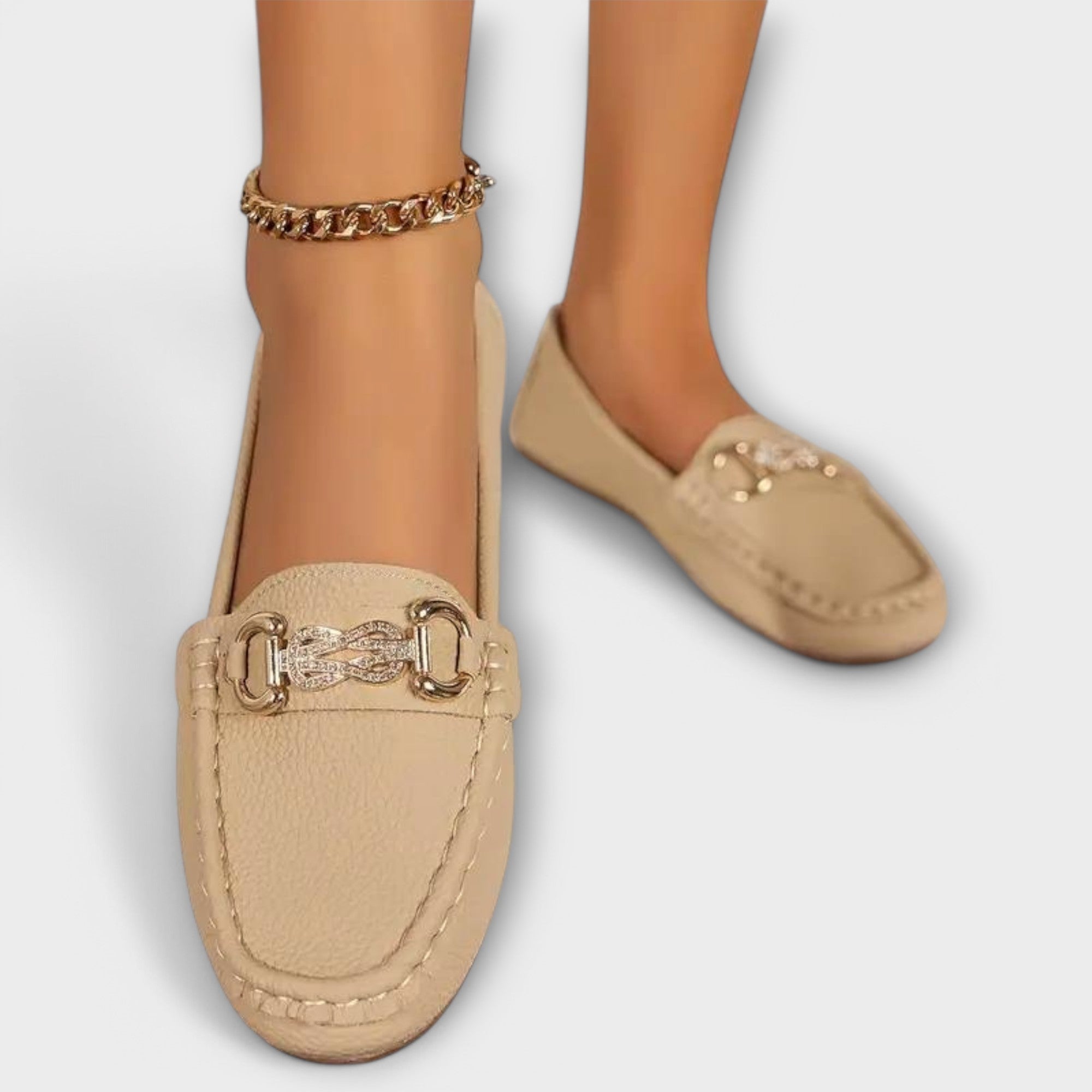Cristina - Mocassins de pele