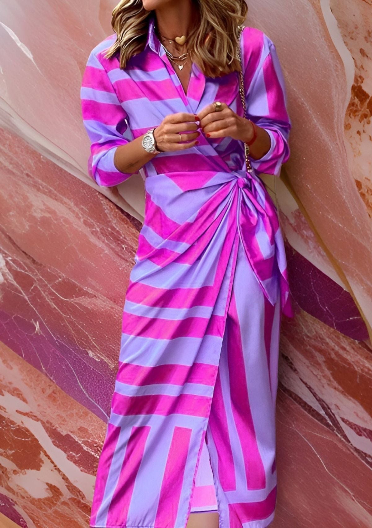 Amalia – Vestido de Primavera Longo