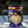 Maria | Caneca artesanal em miniatura para livros 3D