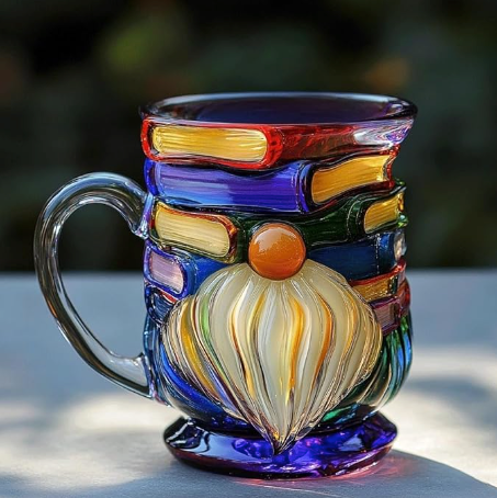 Maria | Caneca artesanal em miniatura para livros 3D