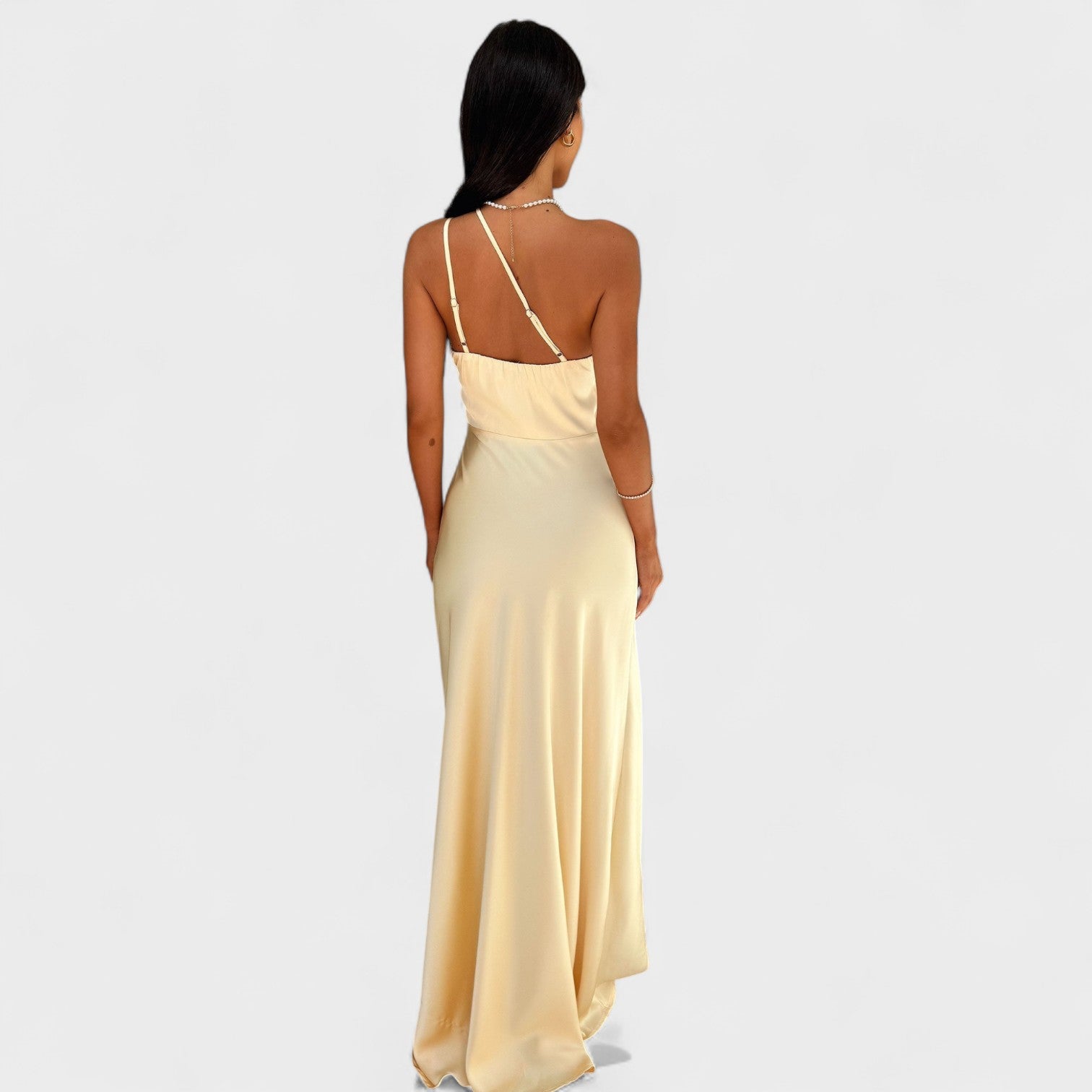 Aurelia - Vestido comprido de cetim