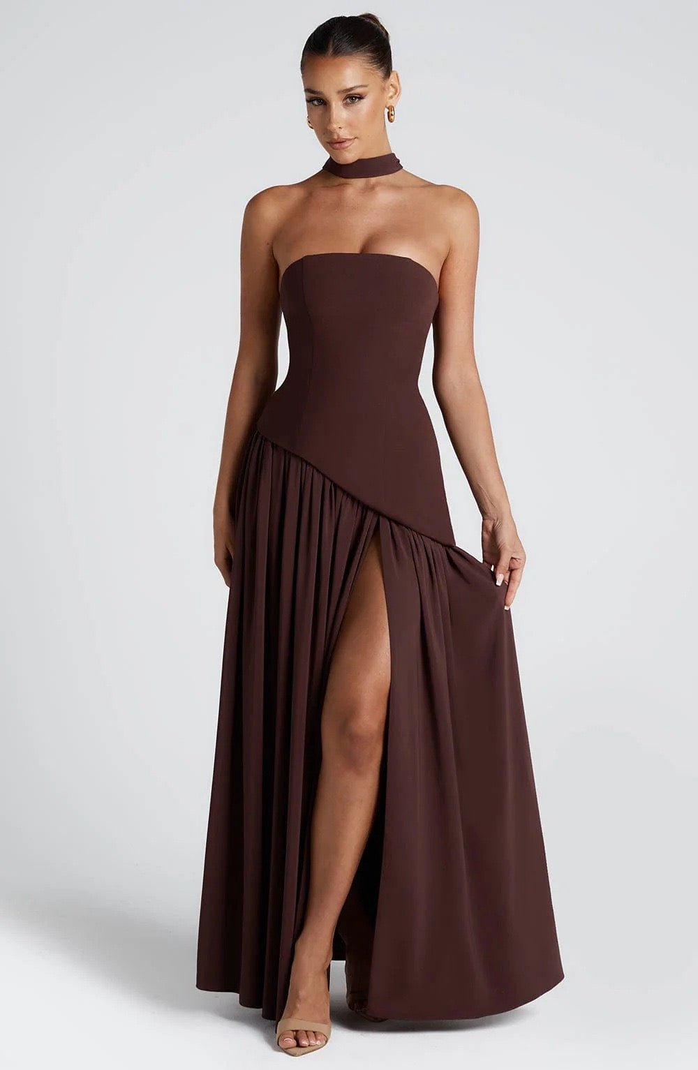 Beatriz™ | Vestido Longo com Corte Sofisticado