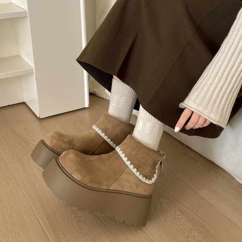 Benedita | Botas com plataforma elegante para dias frios