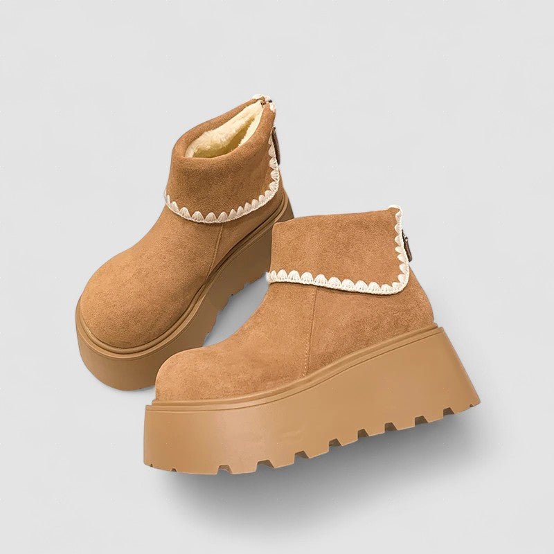 Benedita | Botas com plataforma elegante para dias frios