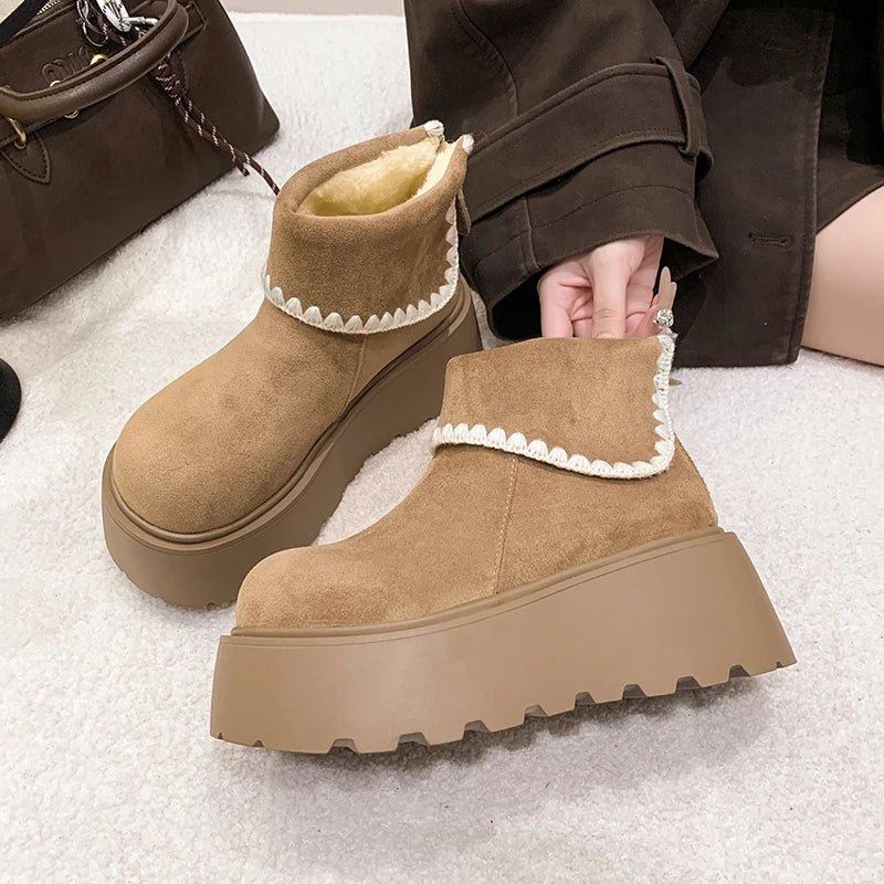 Benedita | Botas com plataforma elegante para dias frios
