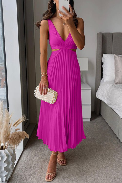Camilla™ - Vestido Sem Mangas /Midi