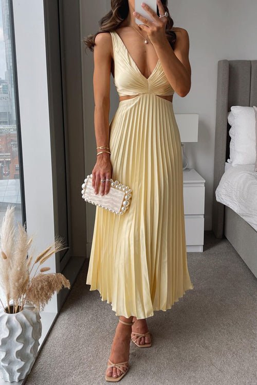 Camilla™ - Vestido Sem Mangas /Midi