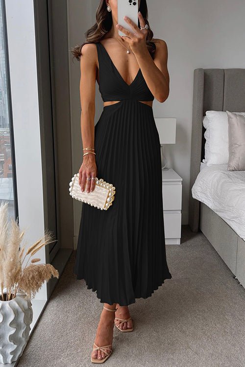 Camilla™ - Vestido Sem Mangas /Midi