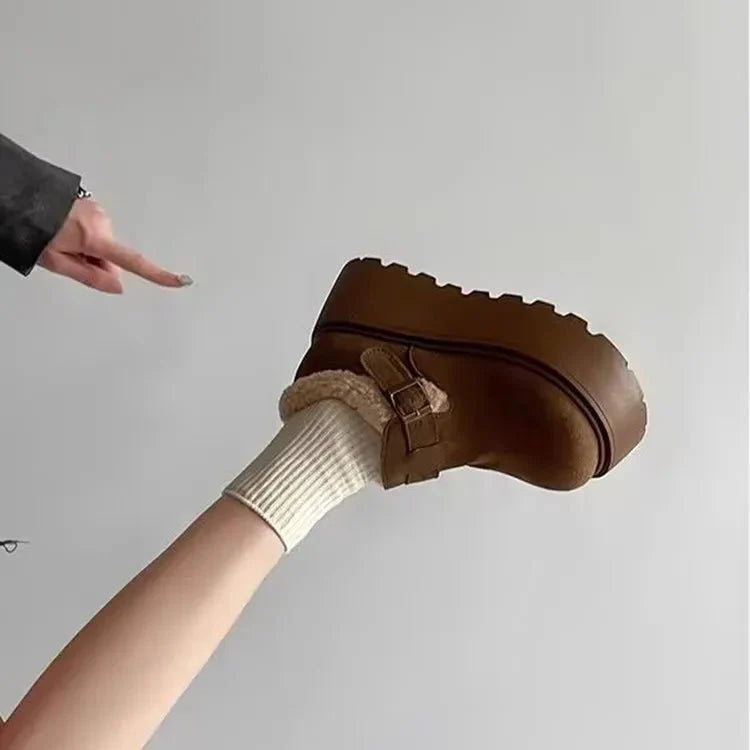 Elisa |Botas com plataforma elegante para o inverno com um toque moderno