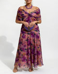 Floribela | Vestido Longo Floral com Decote em V