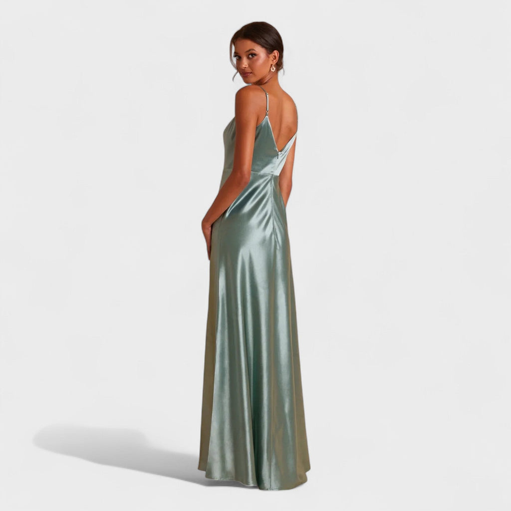 Lucía Satin - Vestido comprido
