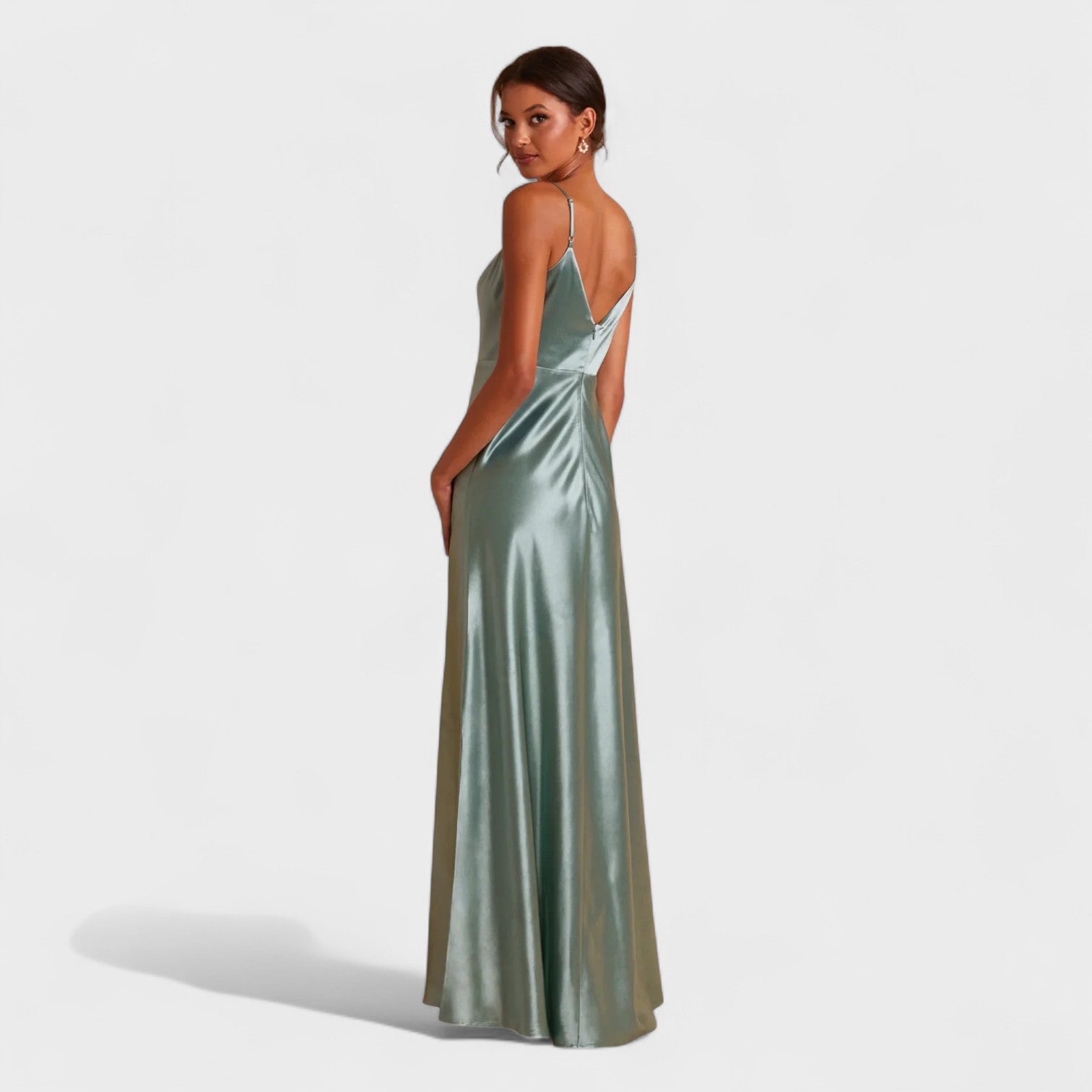 Lucía Satin - Vestido comprido