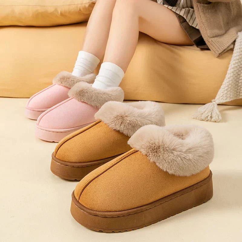 Lumina | Botas de Salto Alto com Forro de Pelúcia Quentes