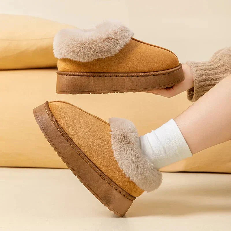 Lumina | Botas de Salto Alto com Forro de Pelúcia Quentes