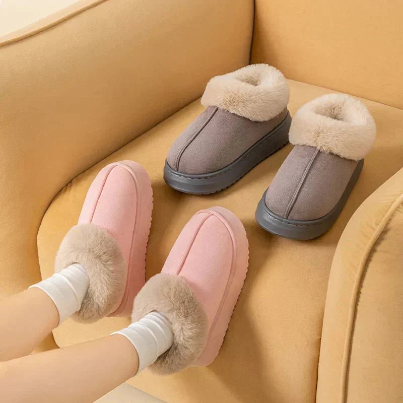 Lumina | Botas de Salto Alto com Forro de Pelúcia Quentes