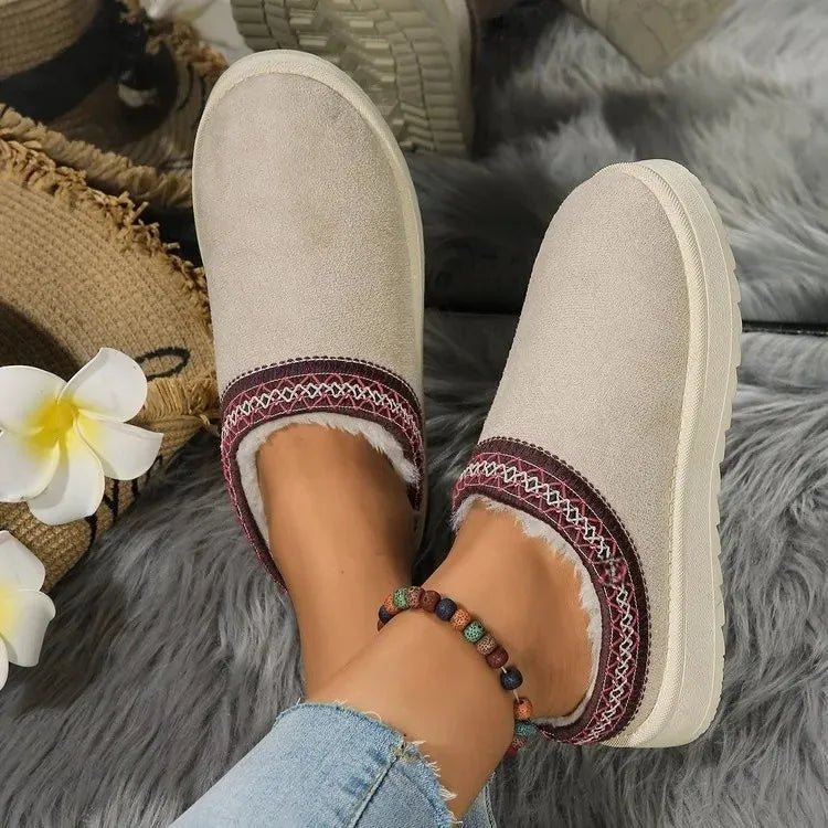 Luna | Botas Femininas Quentes com Forro de Pelúcia