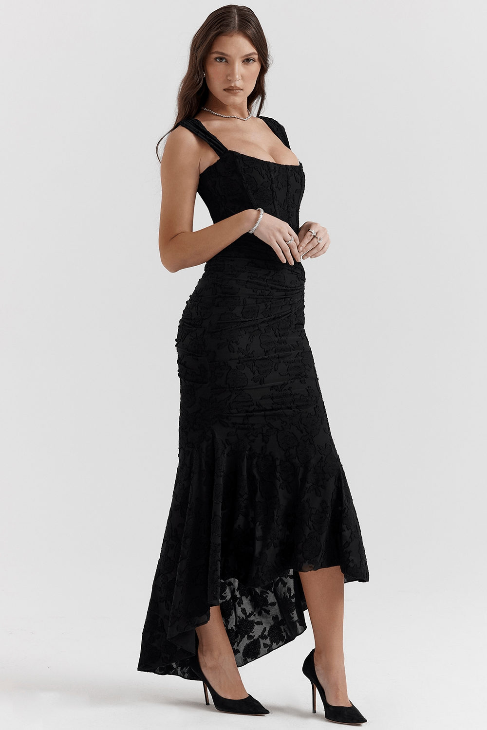 Nalina™ | Vestido Maxi – Elegância em Cada Detalhe