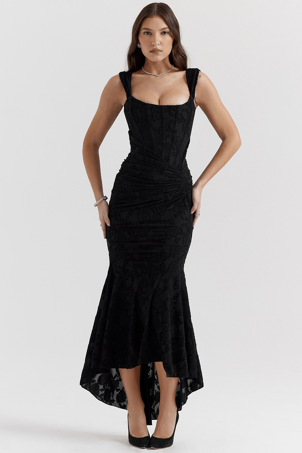 Nalina™ | Vestido Maxi – Elegância em Cada Detalhe