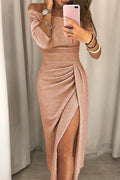 Natália | Vestido chique com ombros à mostra