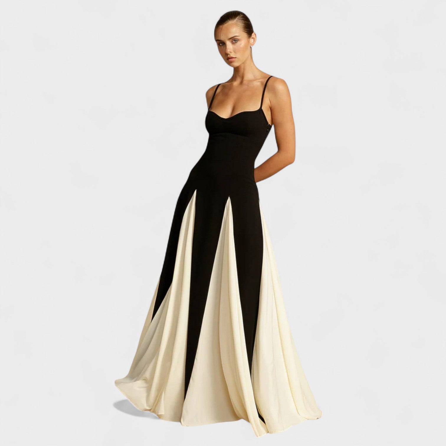 Vestido Gala Noir Ivory